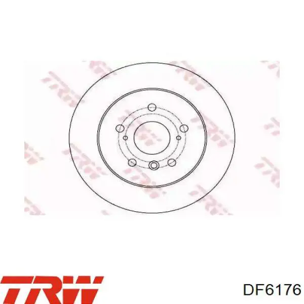 DF6176 TRW Дисковый тормоз