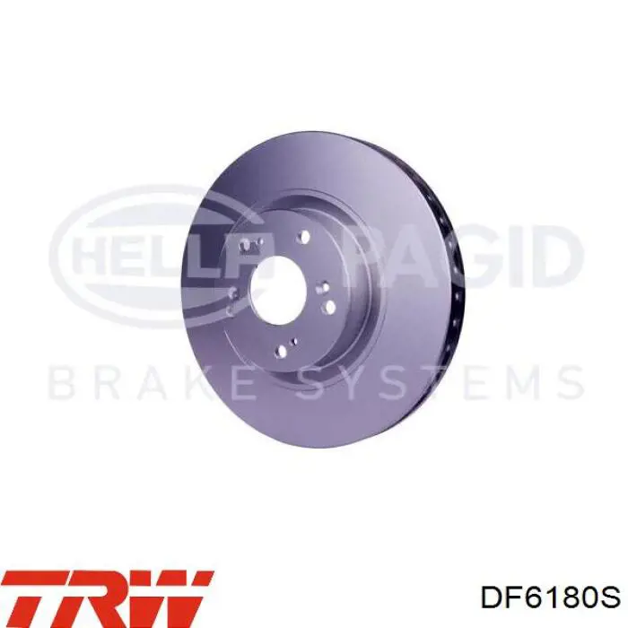 DF6180S TRW Диск тормозной передний