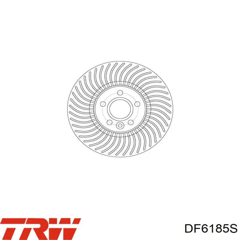 Купить DF6185S TRW Ротор тормозной