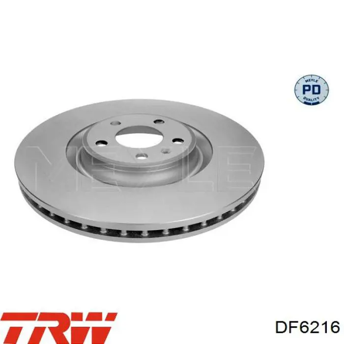 Тормоз дисковый передний TRW DF6216 цена, от 134.45 USD