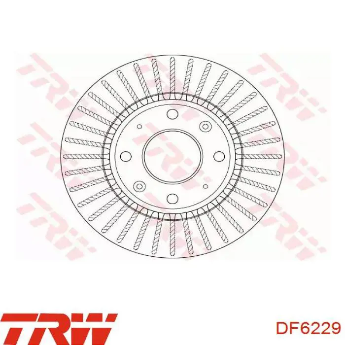 Купить DF6229 TRW Ротор тормозной
