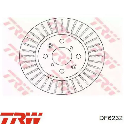 Передние тормозные диски DF6232 TRW