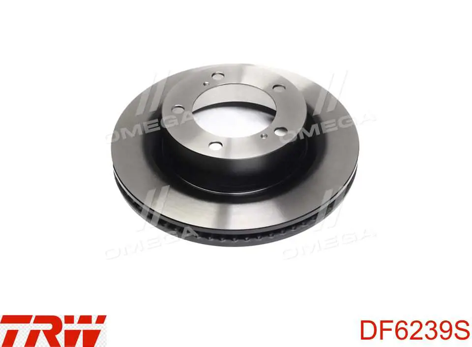 Тормоз дисковый передний TRW DF6239S цена, от 68.82 USD
