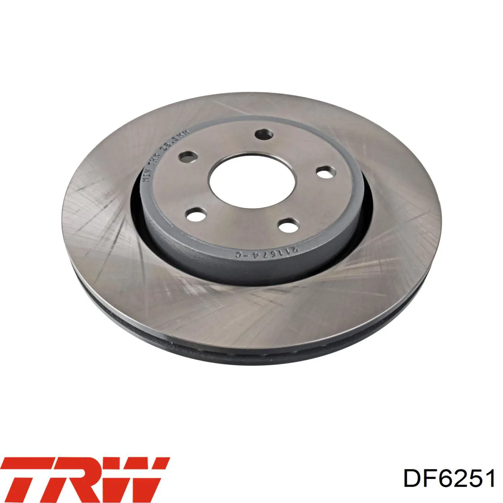 Передние тормозные диски DF6251 TRW