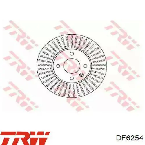 Купить DF6254 TRW Ротор тормозной