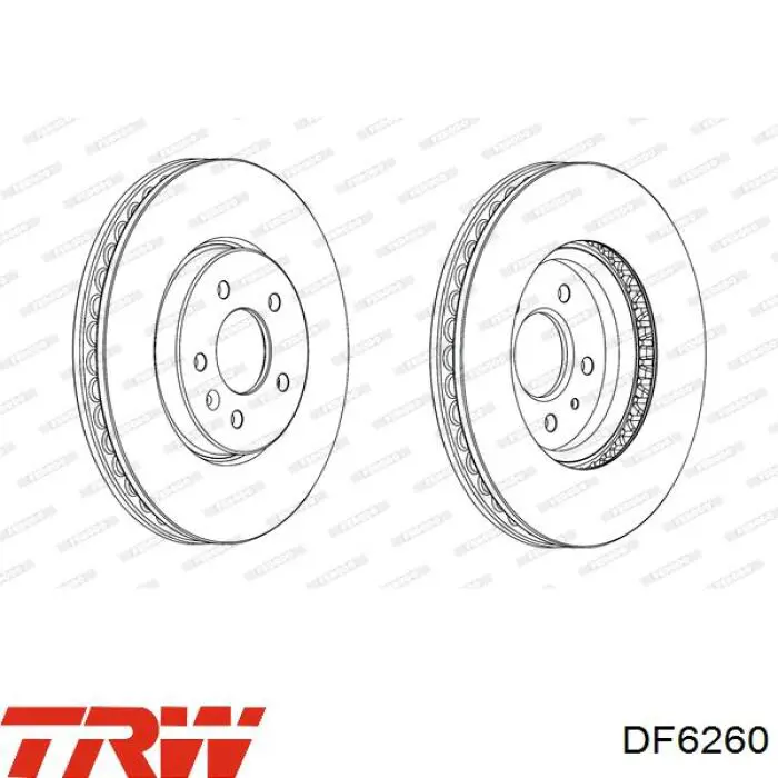 Тормоз дисковый передний Daco 602706 цена, от 56.58 USD