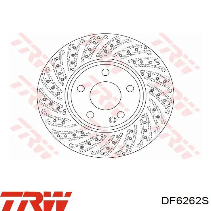 Купить DF6262S TRW Ротор тормозной