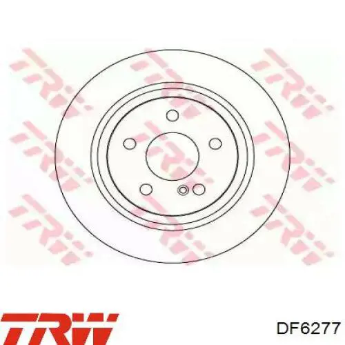 Тормозные диски DF6277 TRW