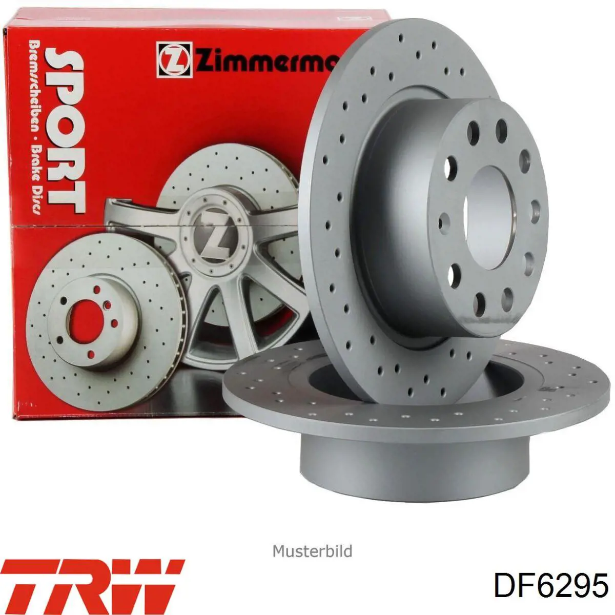 Задний дисковый тормоз TRW DF6295