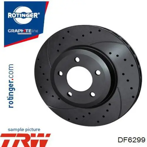 Тормозные диски DF6299 TRW