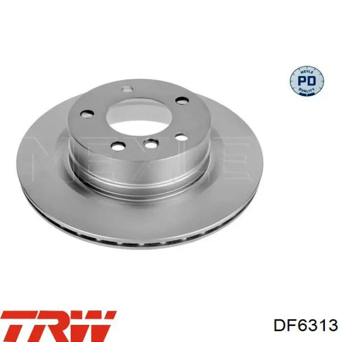 DF6313 TRW диск тормозной задний