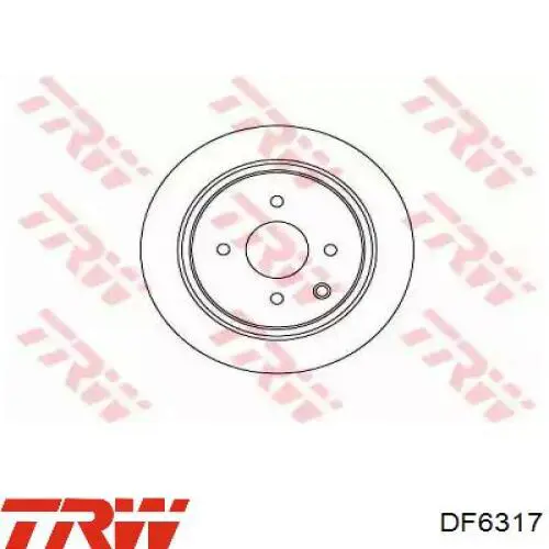Тормозные диски DF6317 TRW