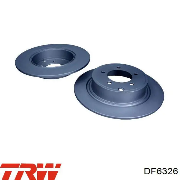 Задний дисковый тормоз TRW DF6326