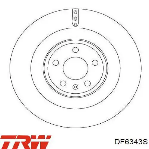 Тормозные диски DF6343S TRW