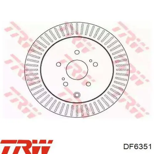 Тормозные диски DF6351 TRW