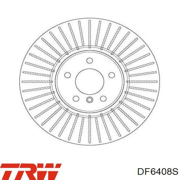 Передние тормозные диски DF6408S TRW