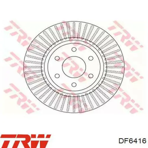 Купить DF6416 TRW Ротор тормозной