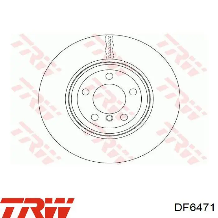Купить DF6471 TRW Ротор тормозной