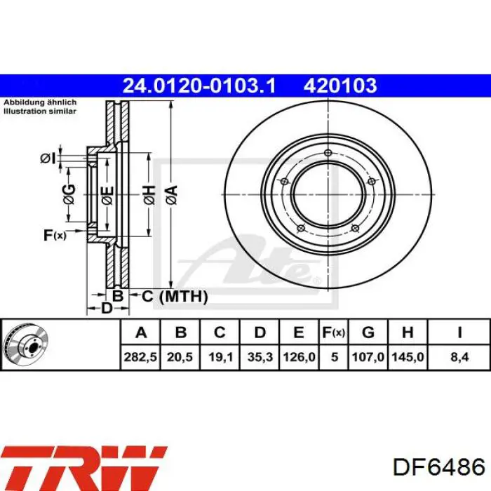 Купить 11442 Febi Ротор тормозной