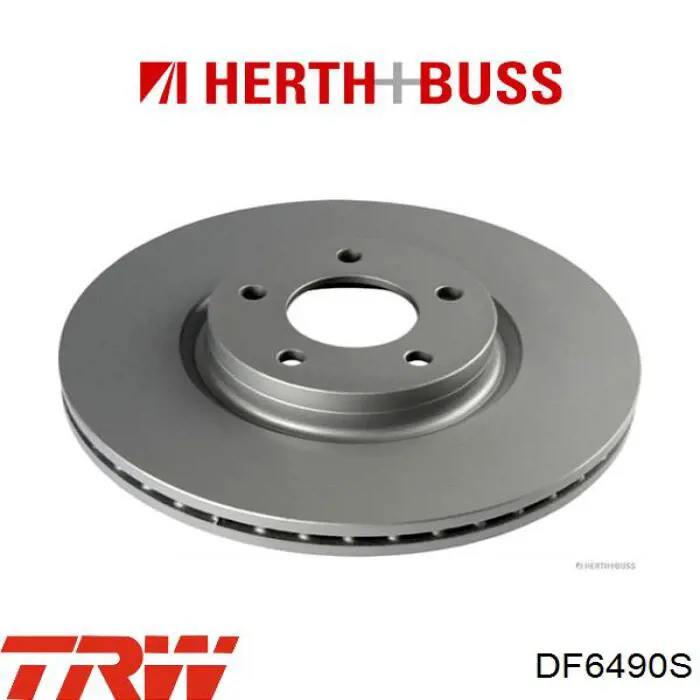 Передний тормозной диск TRW DF6490S