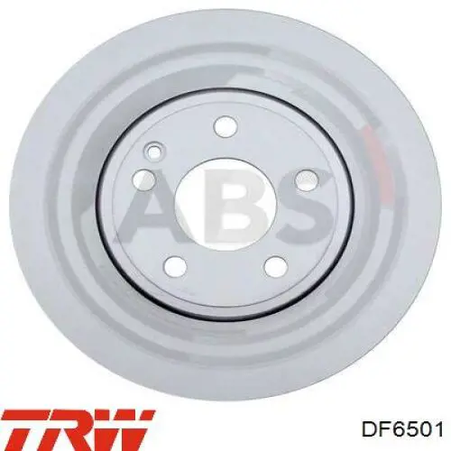 Передние тормозные диски DF6501 TRW
