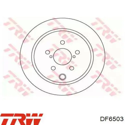 Задний тормозной диск TRW DF6503 цена, от 47.59 USD