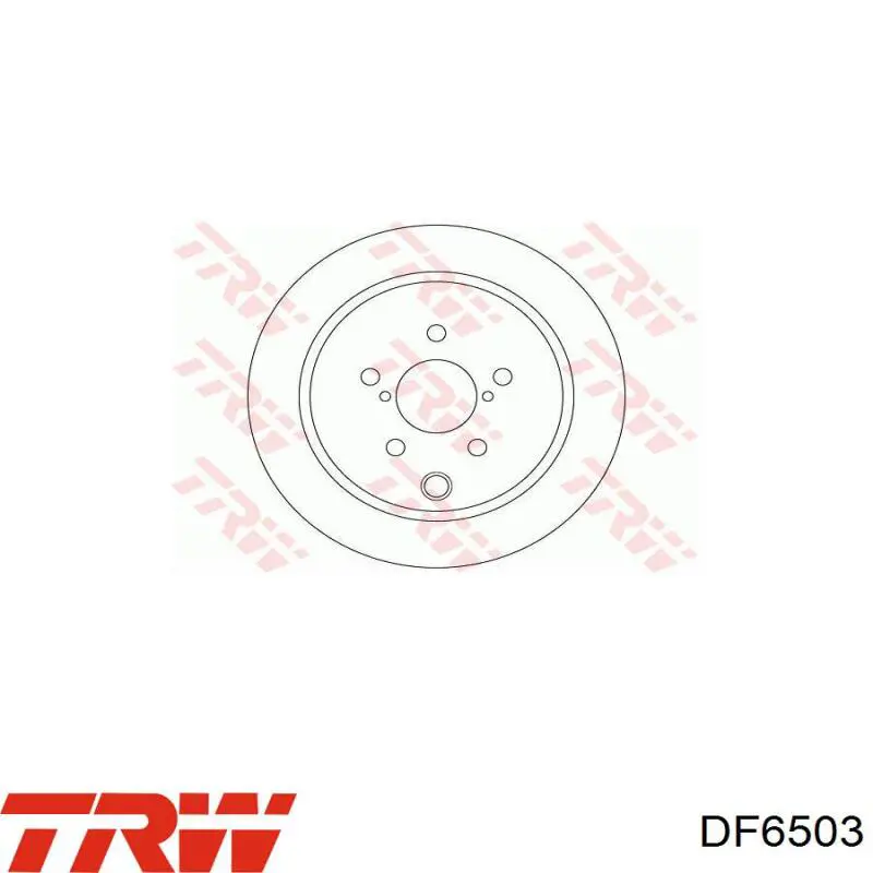 Купить DF6503 TRW Диск тормозной задний