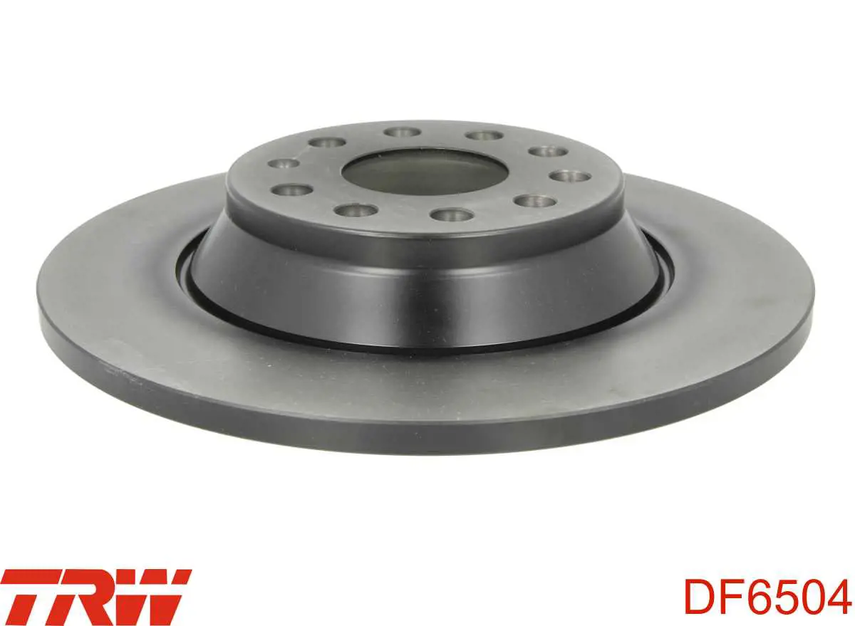 DF6504 TRW диск тормозной задний