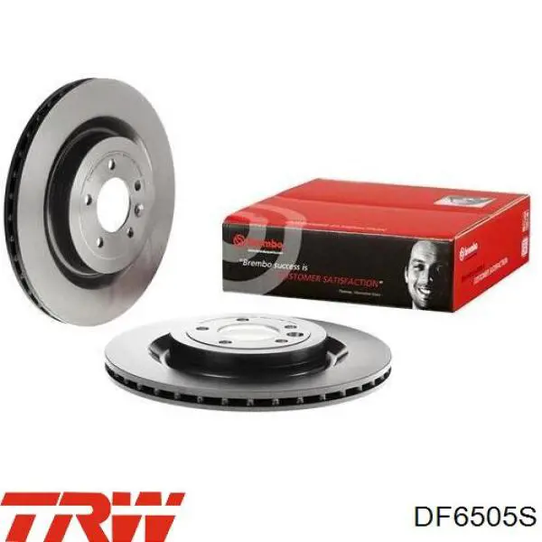 DF6505S TRW диск тормозной задний
