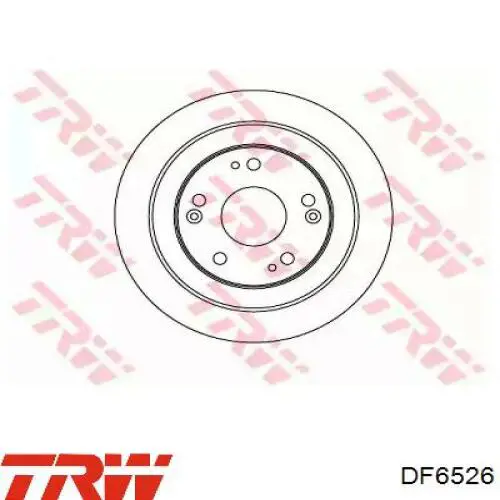 DF6526 TRW Дисковый тормоз