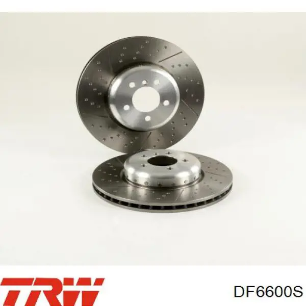 Передние тормозные диски DF6600S TRW