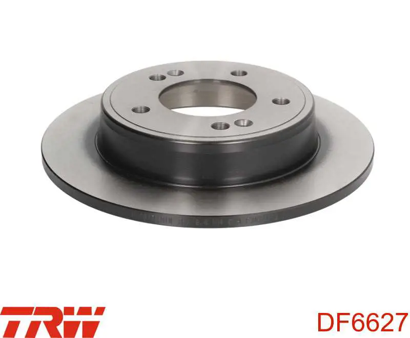 DF6627 TRW диск тормозной задний