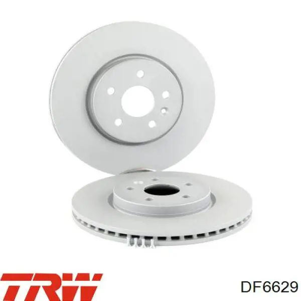 Передние тормозные диски DF6629 TRW