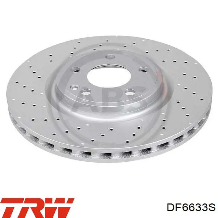 Тормоз дисковый передний TRW DF6633S цена, от 65.43 USD