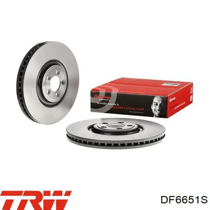 DF6651S TRW тормозные диски