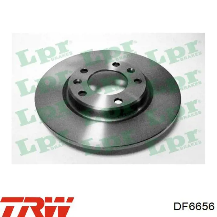 Задний тормозной диск TRW DF6656 цена, от 35.83 USD