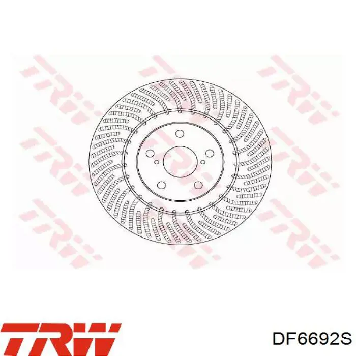 Передние тормозные диски 09D50711 Brembo