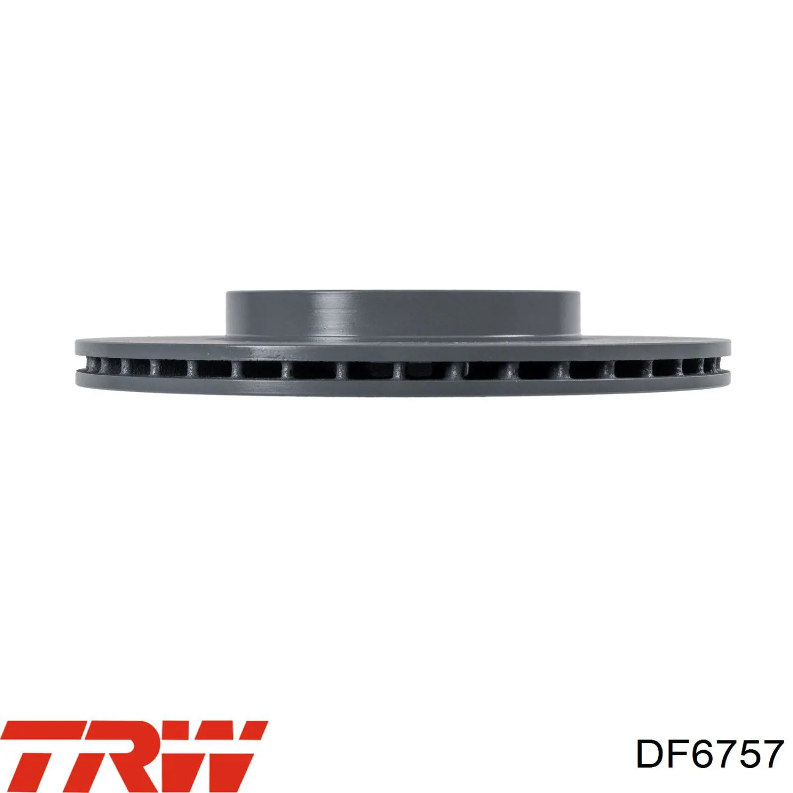 Передний тормозной диск TRW DF6757