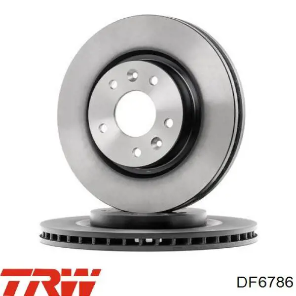 Тормоз дисковый передний TRW DF6786 цена, от 58.04 USD