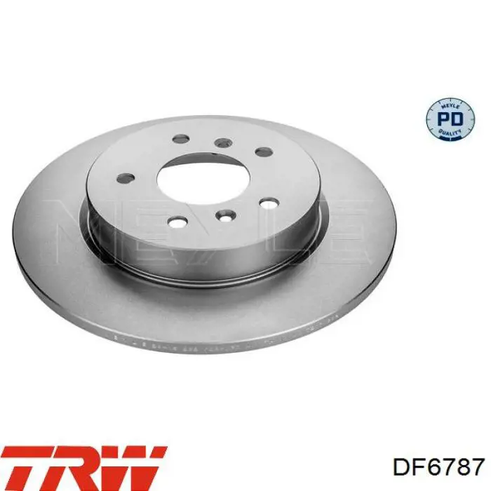 Передние тормозные диски DF6787 TRW