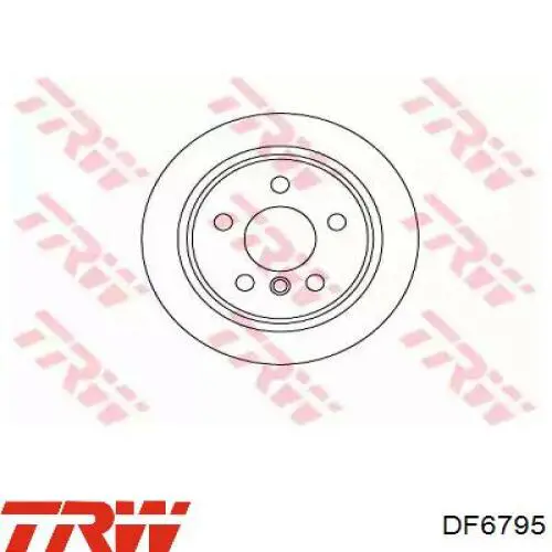 Тормозные диски DF6795 TRW