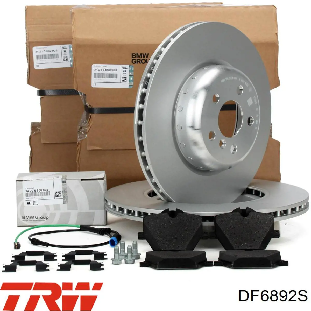 Задний тормозной диск TRW DF6892S цена, от 241.02 USD