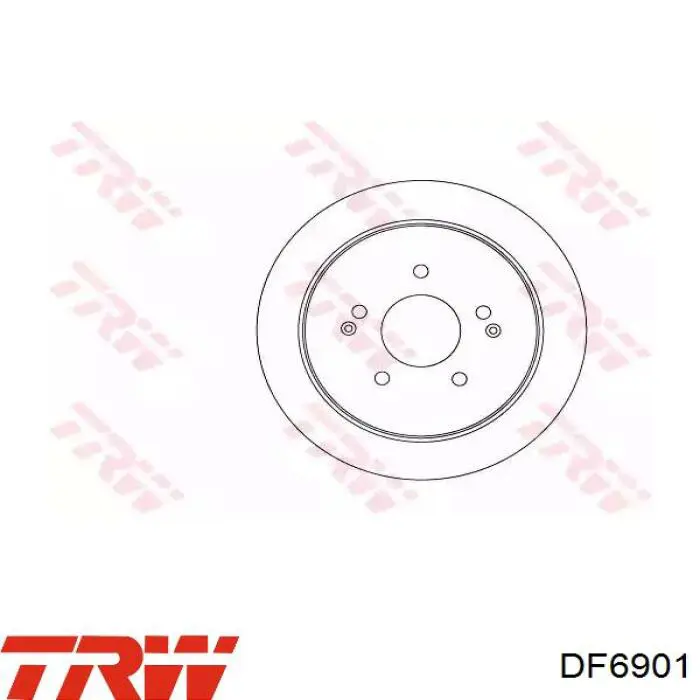 Тормозные диски DF6901 TRW