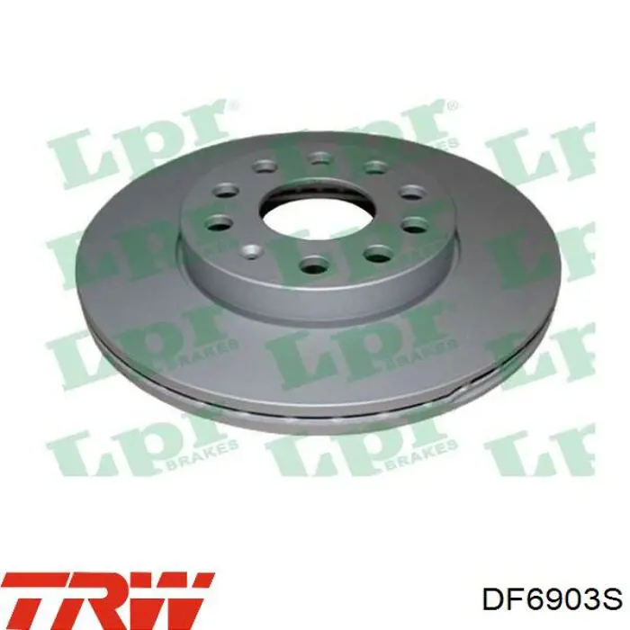 Тормоз дисковый передний TRW DF6903S цена, от 52.53 USD