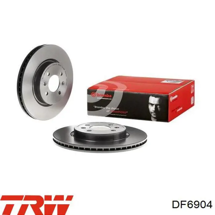 Тормоз дисковый передний TRW DF6904 цена, от 51.93 USD
