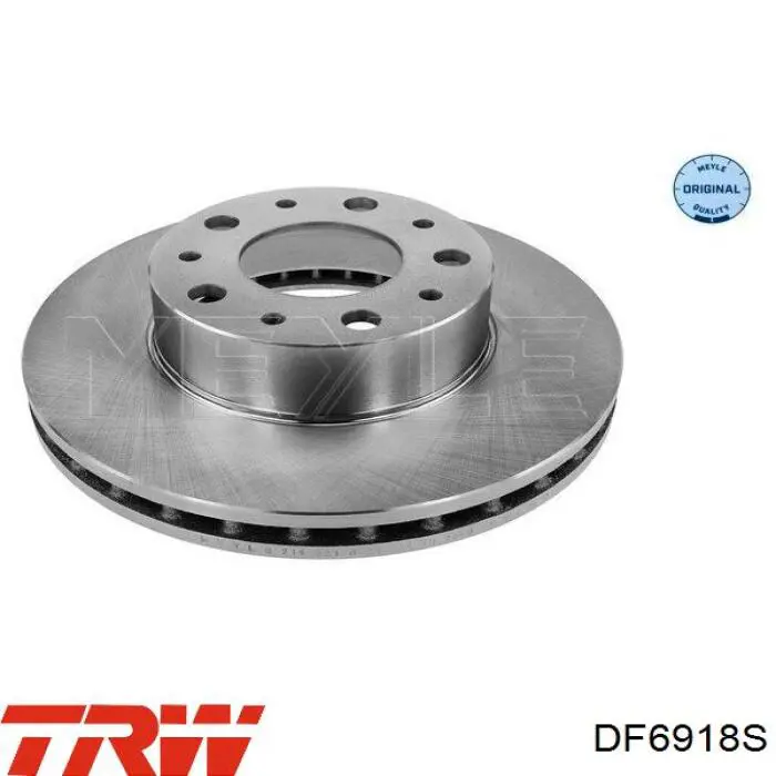 Тормоз дисковый передний TRW DF6918S цена, от 58.96 USD