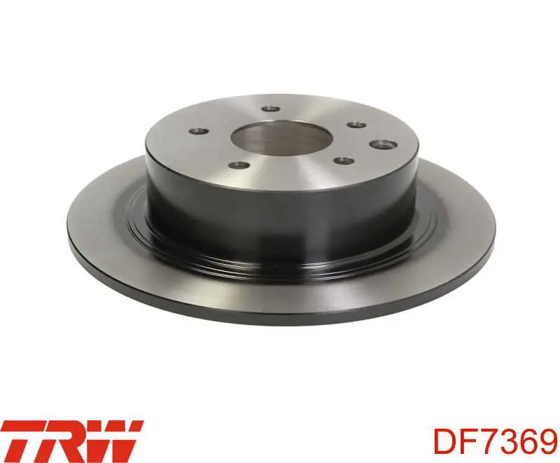 DF7369 TRW диск тормозной задний