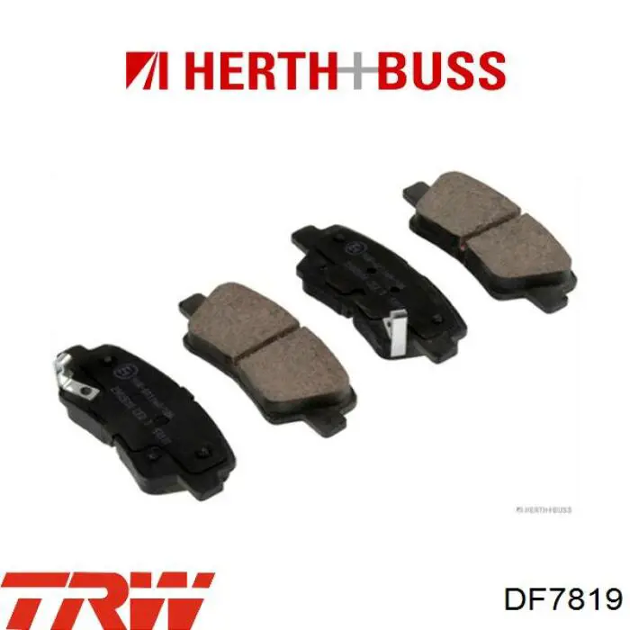 Задний дисковый тормоз TRW DF7819