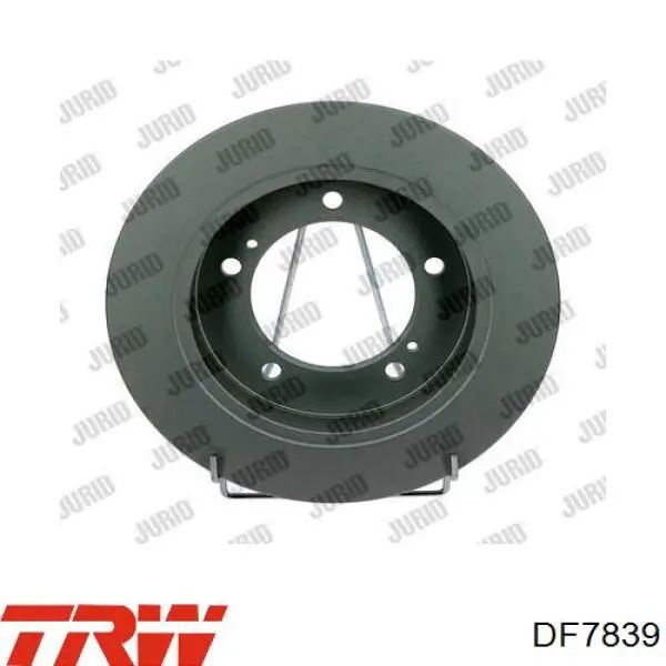 Передние тормозные диски DF7839 TRW