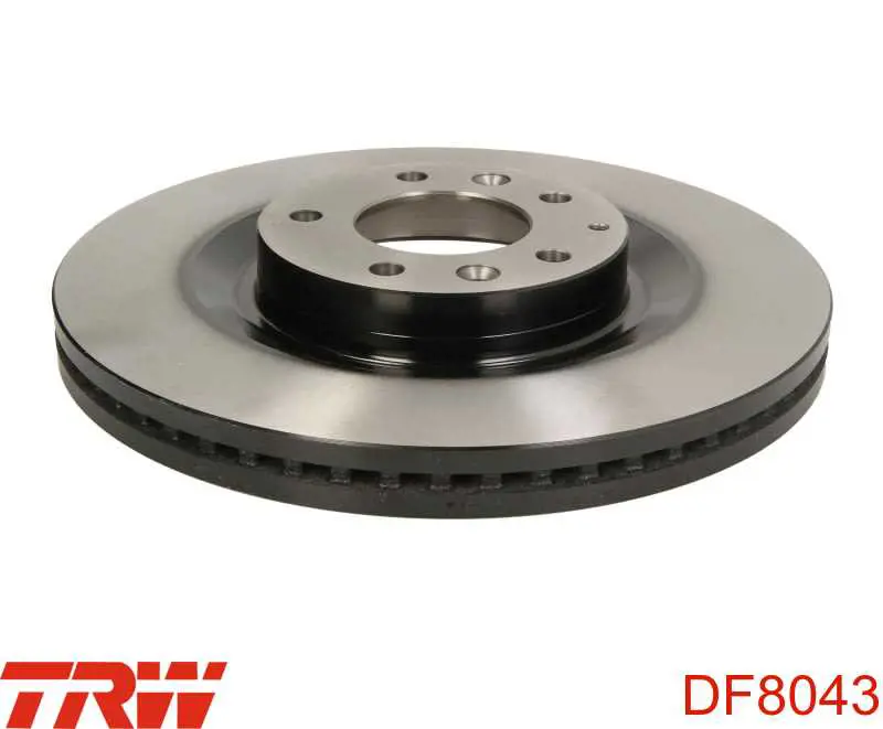 DF8043 TRW диск тормозной передний